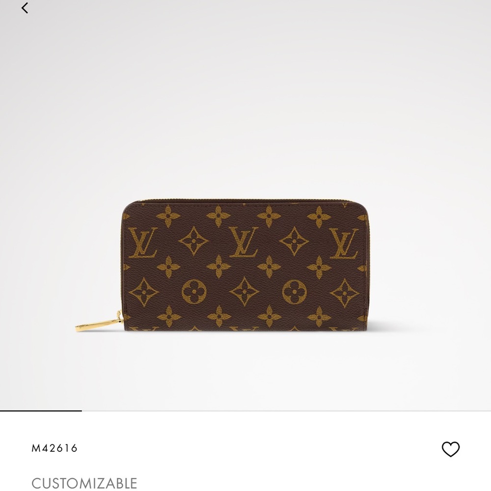 Louis Vuitton Gold and Brown Monogram Wallet